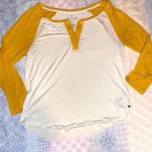 Yellow American Eagle T-shirt